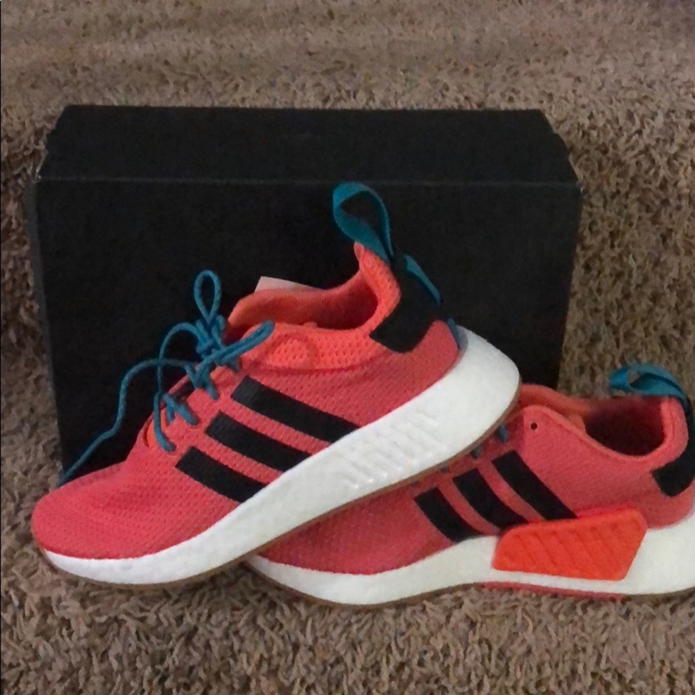 Adidas NMD R2 Summer - orange and teal NEW boost
